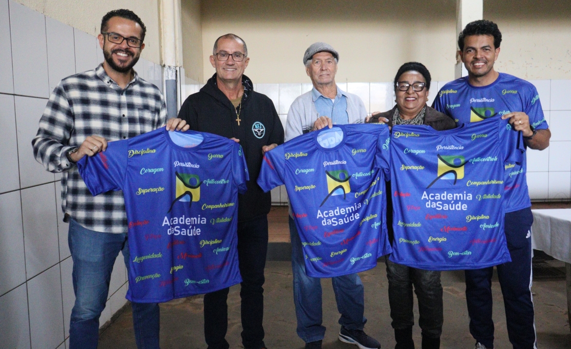 Projeto Pessoas Ativas Mariluz Mais Saudável recebe entrega de camisetas e reforça incentivo �...