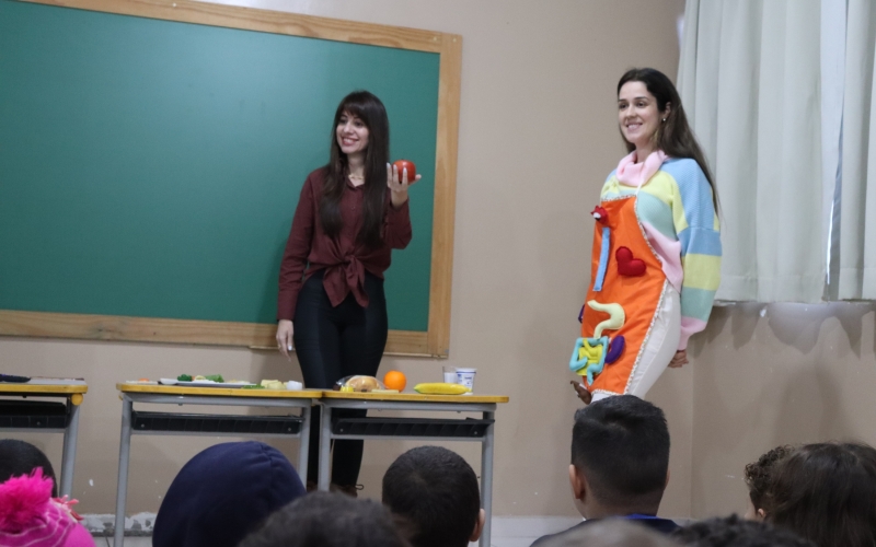 Projeto “Saúde na Escola” leva nutrição e diversão às crianças das escolas municipais