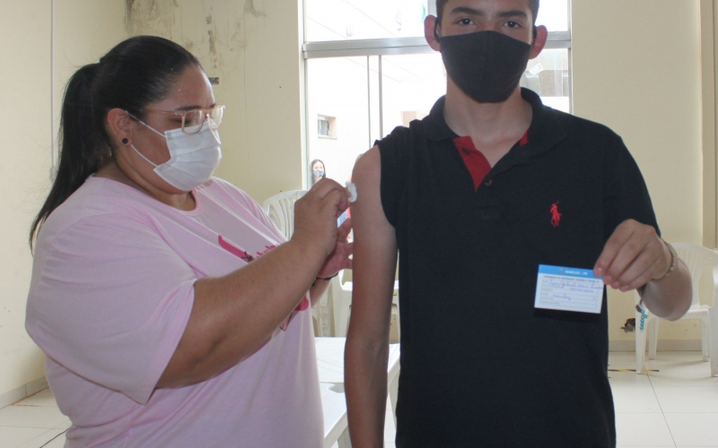 Município de Mariluz realizou imunização contra a Covid-19, em adolescentes de 14 a 17 anos 