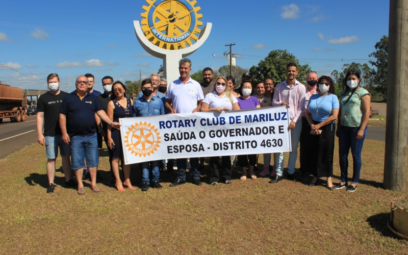 Município de Mariluz recebeu a visita do Governador do Rotary Distrito 4630 