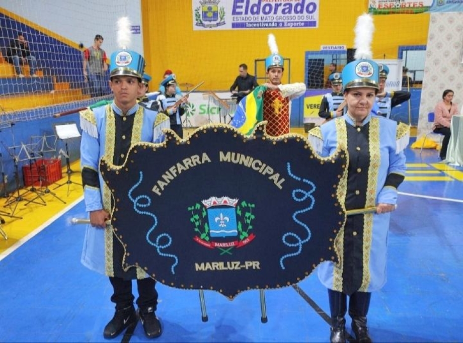 Fanfarra Municipal de Mariluz se apresentou na cidade de Eldorado Mato Grosso do Sul