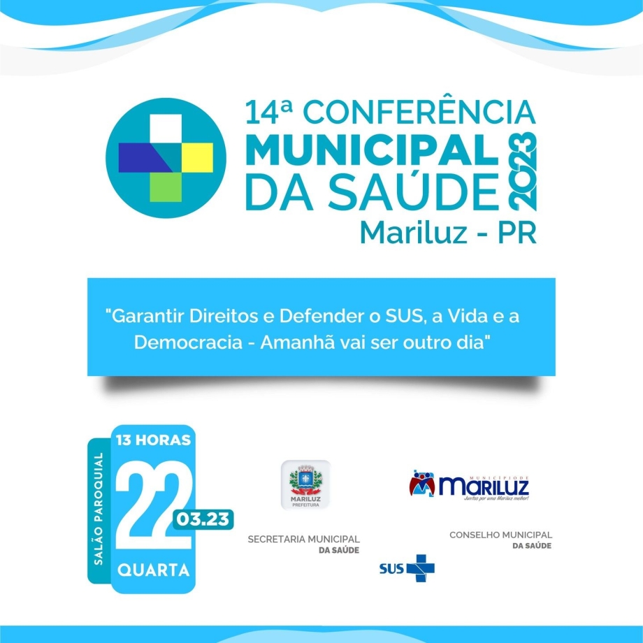 Convite da Secretaria Municipal de Saúde