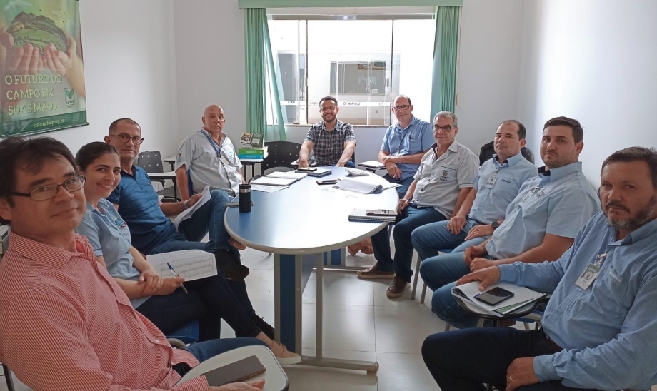 Reunião de apresentação dos dados da produção da safra de soja de 2023 em nosso município.