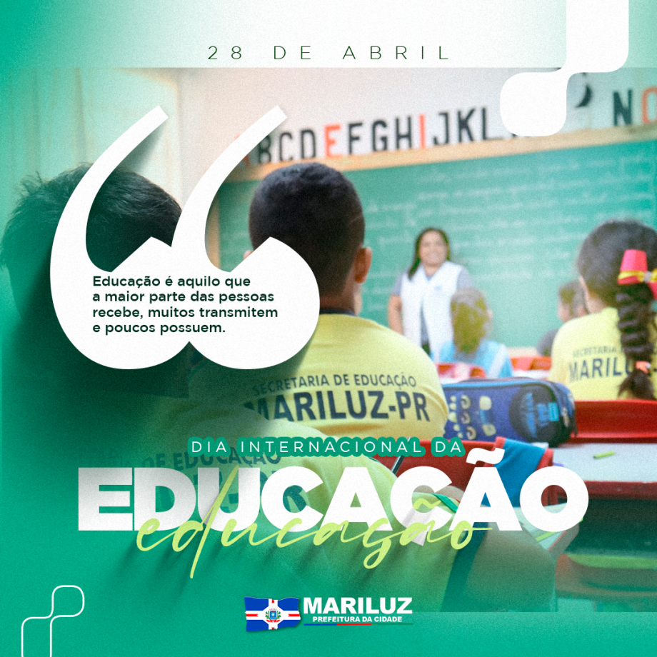 Dia Internacional da Educação 