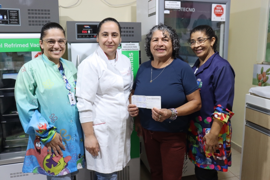 Integrantes 60+ do projeto Pessoas Ativas Mariluz Mais Saudável foram imunizadas contra a influenza