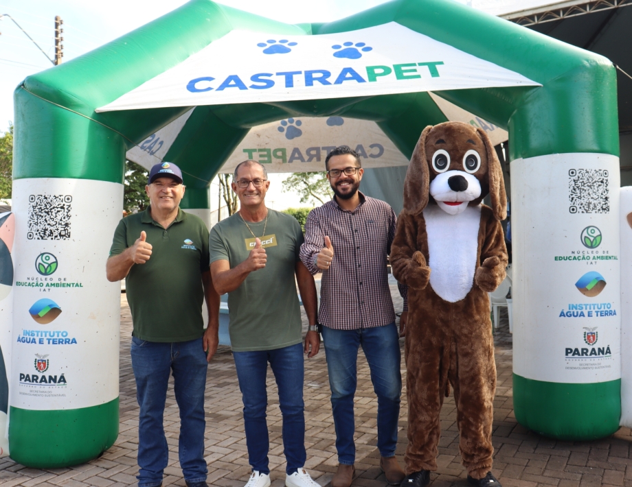 Programa Castra Pet realizou 146 castrações de cães e gatos em Mariluz nesta quinta-feira