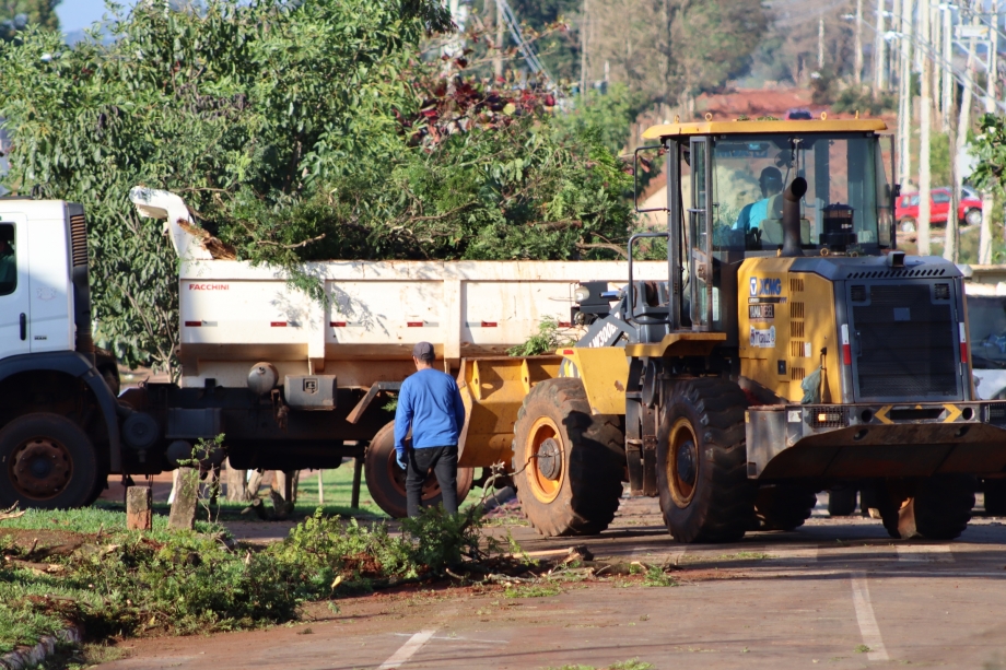 atualização sobre o vendaval em Mariluz