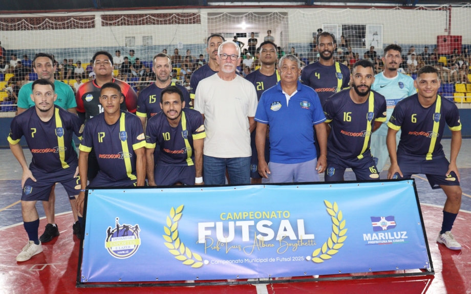 Terceira rodada do Campeonato Municipal de Futsal Prof. Luiz Albino Borghetti 2025