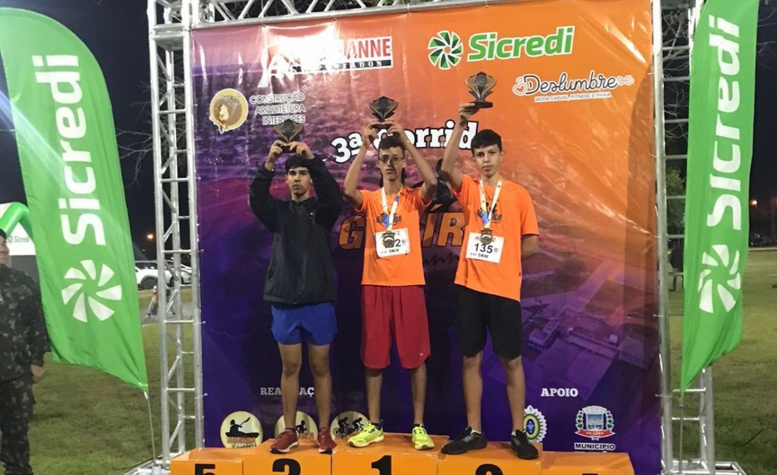 Atletas do Projeto de Atletismo de Mariluz se destacam na 3ª Corrida Guaíra Runners