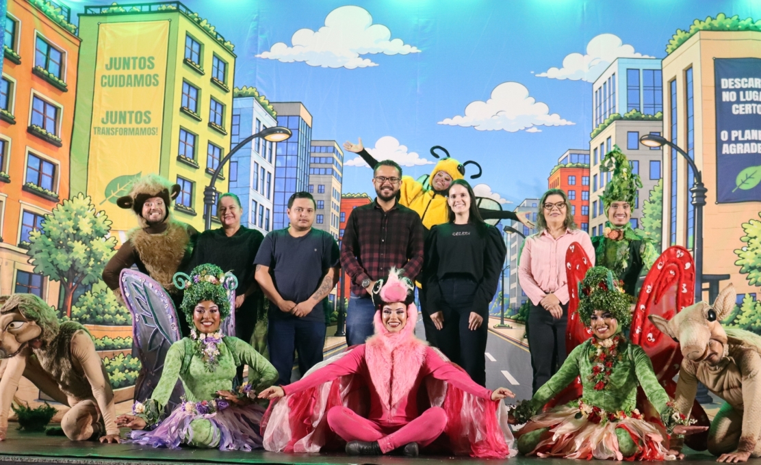 Arte, meio ambiente, conscientização e sustentabilidade marcam espetáculo em Mariluz