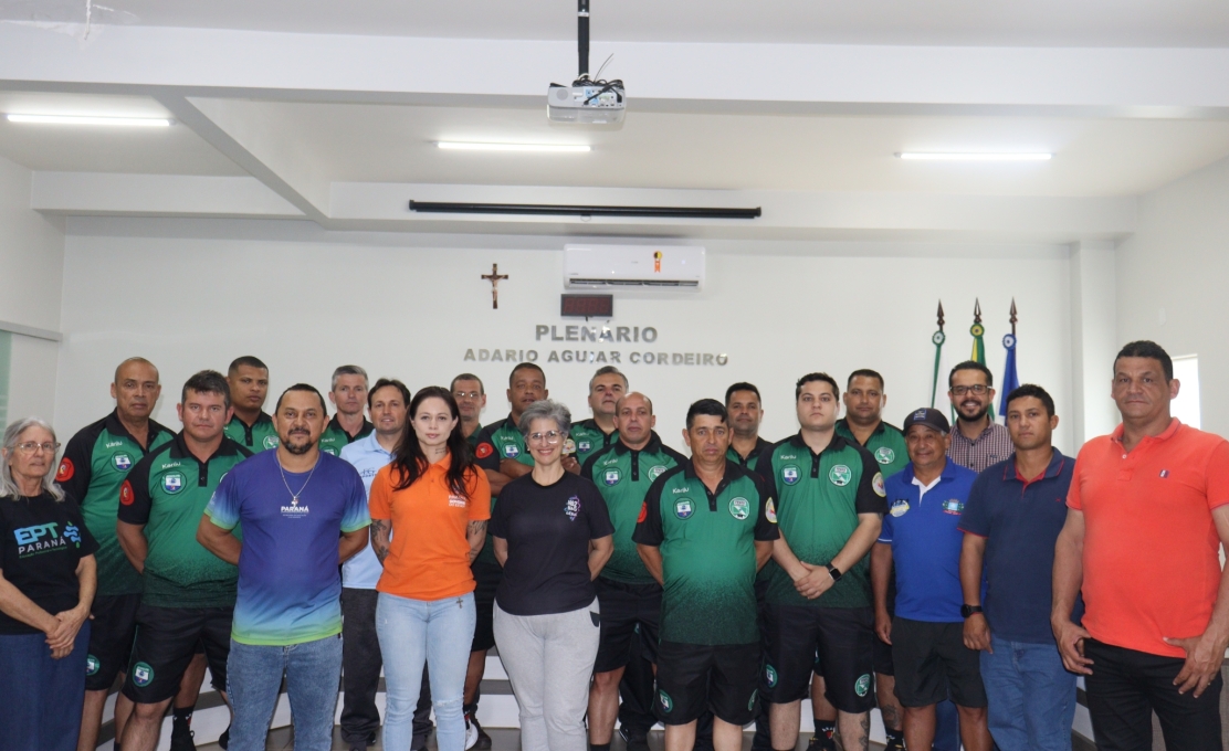 Reunião técnica reúne equipe de arbitragem do 72º Jogos Escolares do Paraná em Mariluz