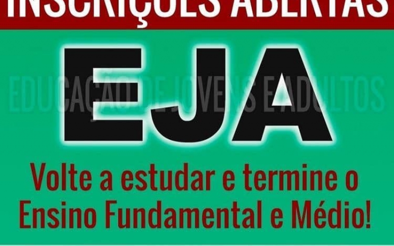 Colégio Estadual José Alfredo de Almeida está com inscrições abertas para EJA ensino fundamental e médio