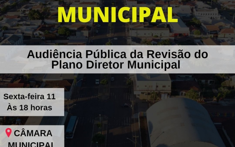 Prefeitura de Mariluz convoca a população para participar da Audiência Pública da Revisão do Plano Diretor 