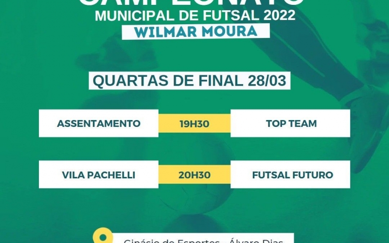 Quartas de final do Campeonato Wilmar Moura 2022