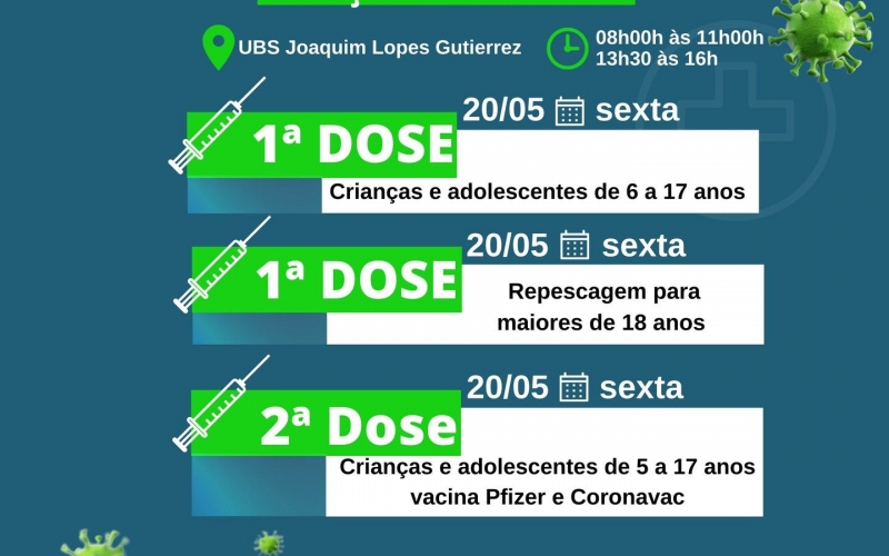 Cronograma de vacinação contra a Covid-19 Município de Mariluz