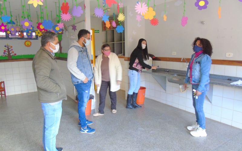 Equipe da Prefeitura de Mariluz realizou visita de planejamento nas escolas e CMEI da rede municipal de ensino