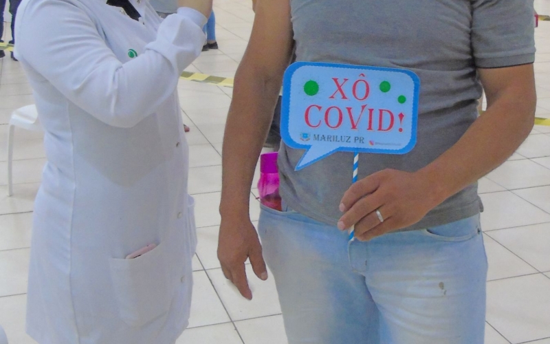 Município de Mariluz realizou na última semana uma ampla vacinação contra a Covid-19 