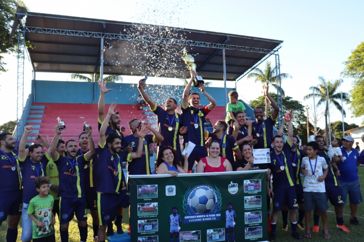 Divisão Municipal de Esportes realizou no domingo 10, a grande final do Campeonato Municipal de Futebol 2024 Luciano Barreto 