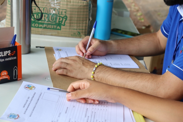 Ação da Secretaria de Ação Social Promove Inscrições no Conjunto Habitacional Novo Horizonte