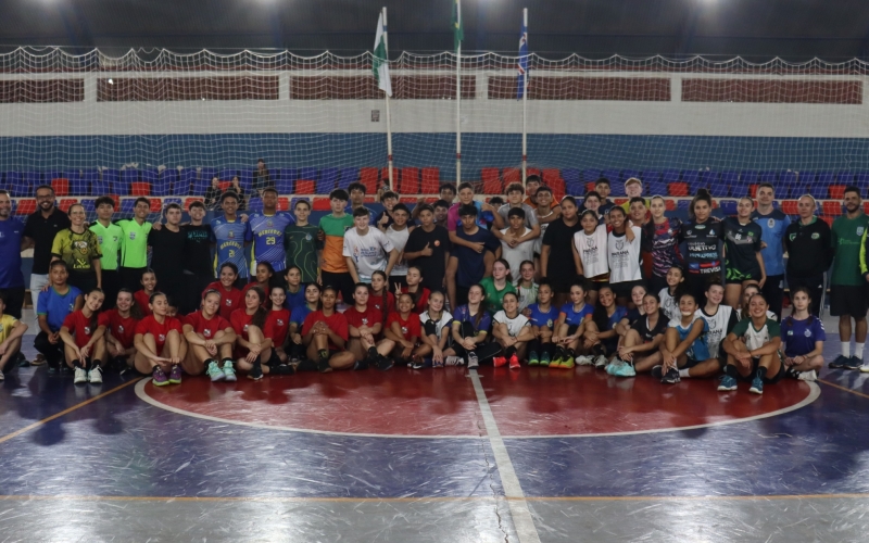 Mariluz foi palco de mais uma etapa de treinamento das Seleções Feminina e Masculina de handebol categoria infantil