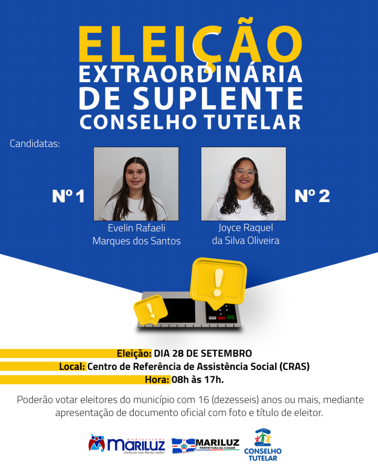  Eleição Extraordinária para Suplente do Conselho Tutelar