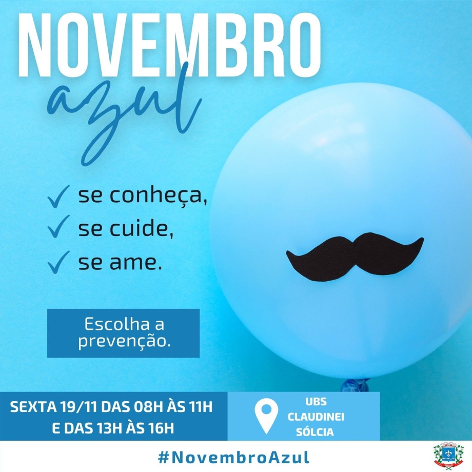 Novembro Azul prevenção sem preconceito