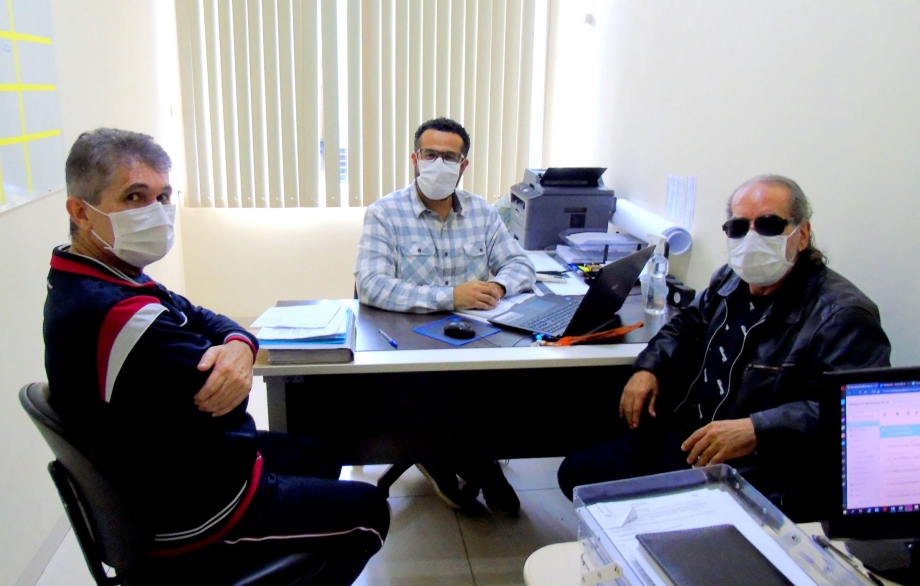  O Diretor e Presidente do grupo Ilustrado de Comunicação visitou o nosso Assessor Municipal do Planejamento
