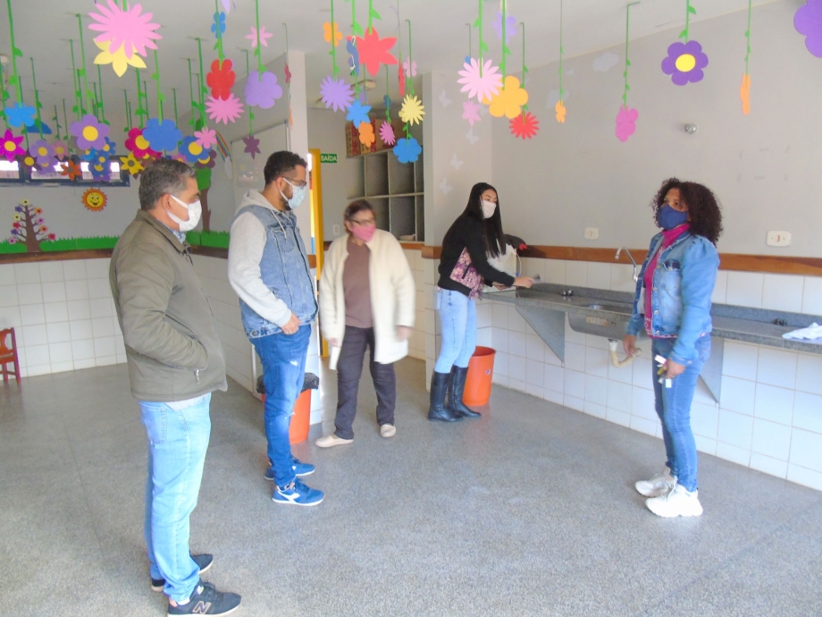 Equipe da Prefeitura de Mariluz realizou visita de planejamento nas escolas e CMEI da rede municipal de ensino