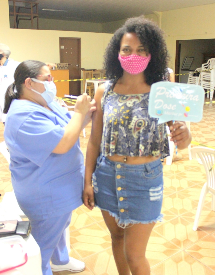 Mariluz realizou uma ampla campanha de vacinação contra a Covid-19 população geral 20 anos acima