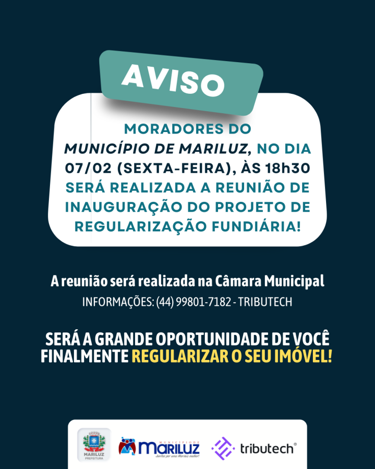  Programa Moradia Legal: Regularização Fundiária em Mariluz
