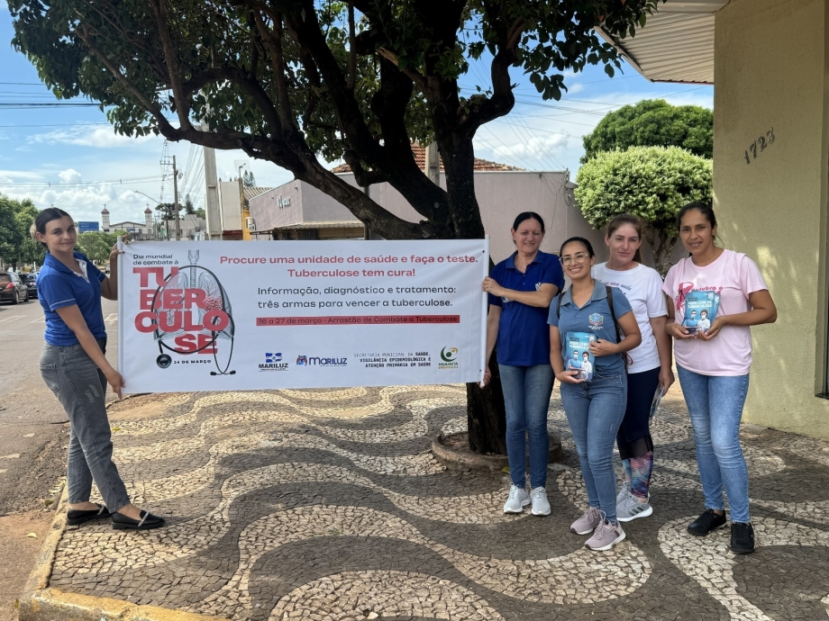 Secretaria de Saúde de Mariluz intensificou, durante o mês de março, ações de combate à tuberculose